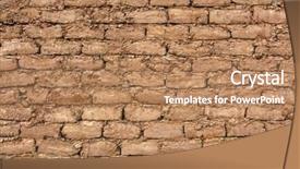  Presentation with morocco - PPT layouts featuring adobe brick background in desert background and a coral colored foreground