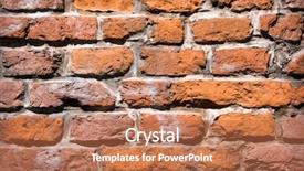  Presentation with brick - Colorful presentation theme enhanced with adobe colors - brick wall - great backdrop and a red colored foreground