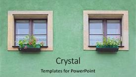  Presentation with windows server - Beautiful presentation theme featuring adobe colors - composition of windows backdrop and a seafoam green colored foreground