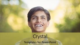  Presentation with adolescent development - Slides with adolescent development - smiling schoolboy standing with schoolbag background and a  colored foreground