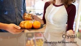  Presentation with adolescent - Cool new theme with adolescent differences - close up of food backdrop and a  colored foreground