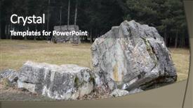  Presentation with hitler jewish holocaust clothing - Cool new PPT theme with adolf hitler bunker remains residence backdrop and a dark gray colored foreground