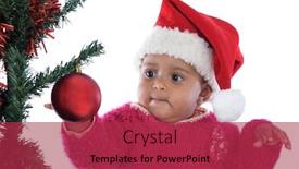  Presentation with baby tree - Presentation theme enhanced with  background and a  colored foreground