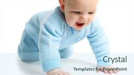  Presentation with tambourine - Amazing PPT theme having tambourine isolated on white background backdrop and a sky blue colored foreground