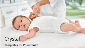  Presentation with allergy - Amazing slides having adorable baby with skin allergy backdrop and a lemonade colored foreground