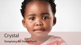  Presentation with black girl sexy fashionable mulatto - Slides having adorable black african girl portrait background and a coral colored foreground