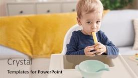  Presentation with toddler eating - 