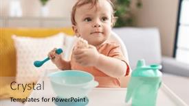  Presentation with toddler eating - 