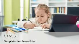  Presentation with student writing - 