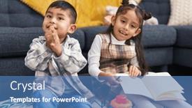  Presentation with girl reading - 