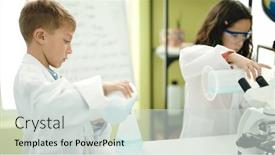  Presentation with test tube laboratory - 