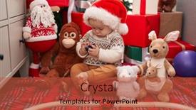  Presentation with baby christmas - 