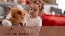  Presentation with girl christmas - 