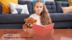  Presentation with girl reading - 