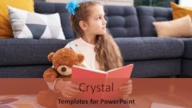  Presentation with girl reading - 