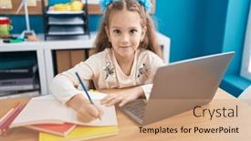  Presentation with student writing - 