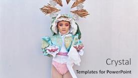  Presentation with custom - Presentation design consisting of adorable-child-wearing-virgin-custom background and a  colored foreground