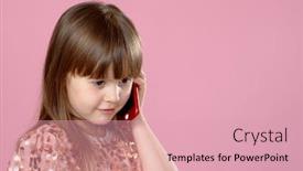  Presentation with pastel cute - PPT theme having adorable-cute-young-girl background and a lemonade colored foreground