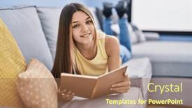  Presentation with girl reading - 