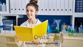  Presentation with girl reading - 