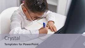  Presentation with student writing - 