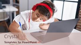  Presentation with student writing - 