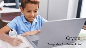  Presentation with student writing - 