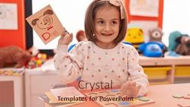  Presentation with maths - Theme with adorable-hispanic-girl-playing background and a coral colored foreground