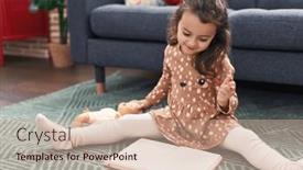  Presentation with girl reading - 