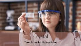  Presentation with sample - Presentation design enhanced with adorable-hispanic-girl-student-looking background and a coral colored foreground