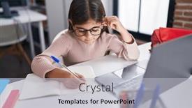  Presentation with student writing - 