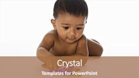  Presentation with baby toy - Cool new presentation with adorable indian baby lying backdrop and a coral colored foreground