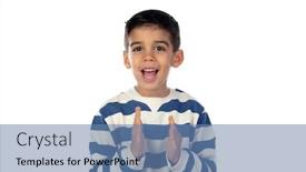  Presentation with white - PPT layouts featuring adorable-latin-child-isolated background and a teal colored foreground