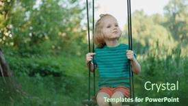  Presentation with long hair - Presentation consisting of adorable-little-boy-with-long background and a forest green colored foreground