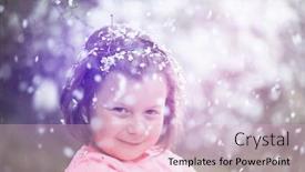  Presentation with garden - Slide set featuring adorable-little-girl-in-garden background and a lemonade colored foreground