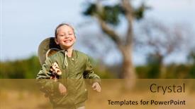  Presentation with safari south africa - Beautiful slide set featuring adorable-little-girl-in-south backdrop and a gold colored foreground