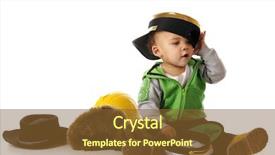  Presentation with race - Amazing theme having adorable mixed-race baby trying backdrop and a tawny brown colored foreground