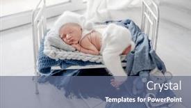  Presentation with sleeping baby - PPT layouts with adorable-newborn-baby-boy-sleeping background and a  colored foreground