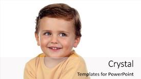  Presentation with evaluation of 5 years old boy - Audience pleasing PPT layouts consisting of adorable small child two years backdrop and a white colored foreground