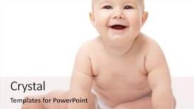  Presentation with sitting teddy bear isolated - Colorful theme enhanced with baby nappies - happy child is sitting backdrop and a lemonade colored foreground