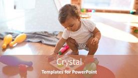  Presentation with maths - Theme with adorable-toddler-learning-numbers-using background and a coral colored foreground