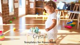  Presentation with soldiers - Beautiful presentation featuring adorable-toddler-playing-with-war backdrop and a lemonade colored foreground