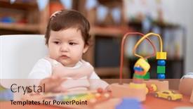  Presentation with xylophone - Theme featuring adorable-toddler-playing-xylophone-sitting background and a  colored foreground