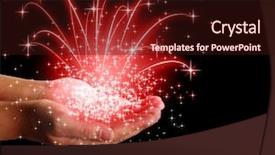  Presentation with 5 stars five star rating - Presentation featuring adoration god - stars and magic in your background and a  colored foreground