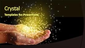  Presentation with 5 stars five star rating - Cool new presentation design with adoration god - stars and magic in your backdrop and a  colored foreground