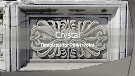  Presentation with antique - Presentation design enhanced with adoration god - view of temple of apollo background and a gray colored foreground