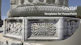  Presentation with view of rotterdam city - Cool new slide deck with adoration god - view of temple of apollo backdrop and a  colored foreground