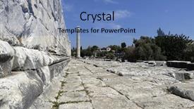  Presentation with view of rotterdam city - Cool new presentation theme with adoration god - view of temple of apollo backdrop and a  colored foreground