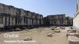  Presentation with antique - Cool new presentation with adoration god - view of temple of apollo backdrop and a  colored foreground