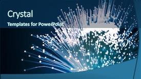  Presentation with adsl - Audience pleasing slides consisting of adsl - fiber optics close-up modern computer backdrop and a ocean colored foreground